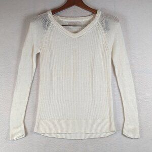 Womens White  Sweater XS